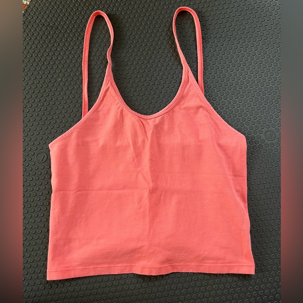 Convertible pink strappy tank